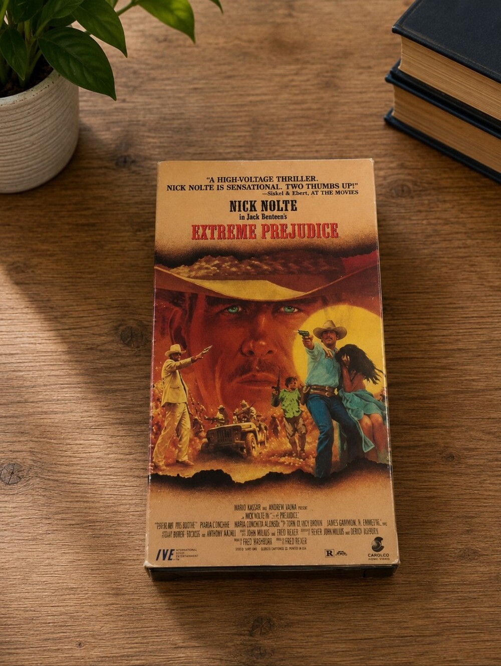 Extreme prejudice VHS video tape